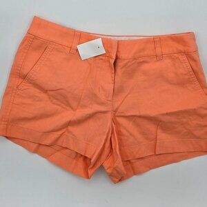 J. Crew Women's Orange 3.5" Shorts Sz 6. Stylish and comfortable women's orange